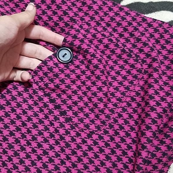 Pink Houndstooth Dress - Picture 6 of 10